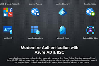 setup azure b2c user flows for authentication