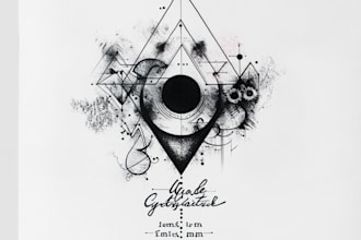 draw realism sleeve tattoo, minimalist design,