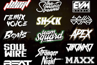 make topnotch dj, music, artist, band, producer logo