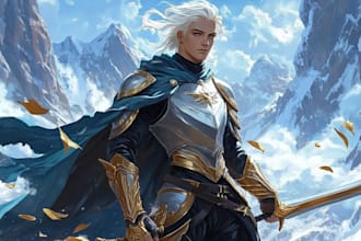 draw dnd character art and dnd character art