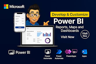 build interactive power bi reports and dashboards