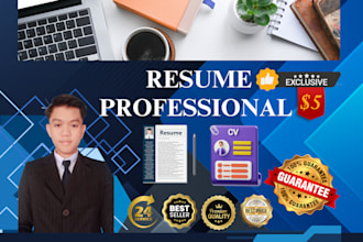 professional resume and CV for you success career