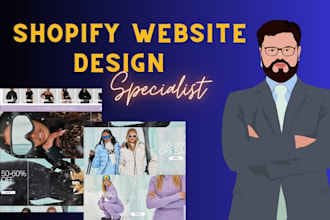 build shopify store design and develop a shopify website