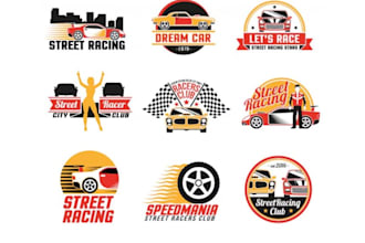 make car racing and automotive logo design for you