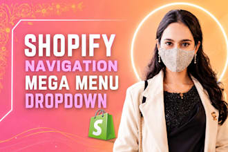 add or fix navigation, dropdown menu and mega menu