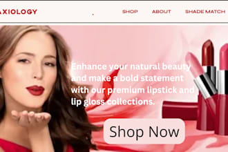 create a dynamic lipstick shopify store lip gloss dropshipping shopify store