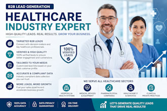 do b2b lead generation, list building in the healthcare industry