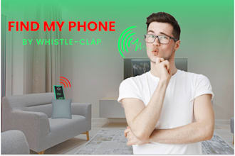 develop lost phone finder app using google map clap and whistle