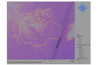do analysis of contour and slope, hydrological analysis