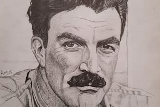 do pencil sketch of your photo or anything