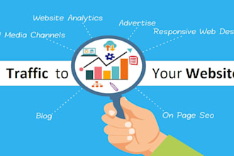 boost website SEO with promotion and organic traffic