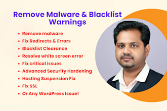 fix hacked wordpress sites, remove malware, and blacklist removal