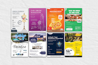 design flyer design for business events or promotions