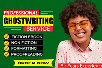 ghost write 30,000 words ebook as ghost book writer, and ghost ebook writer