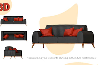 design 3d furniture, parts, wood, plastic, blender, bottle,