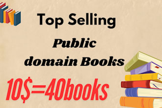 provide you public domain books for KDP