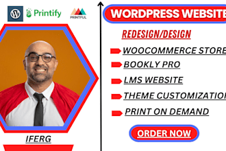 redesign wordpress woocommerce website setup learndash tutor lms course upload