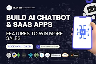 build ai chatbot, ai saas website, ai mobile app