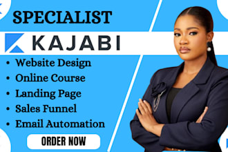 design kajabi website, kajabi landing page, kajabi online course, kajabi expert