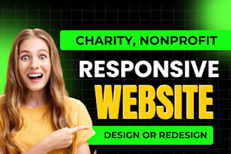 create wordpress non profit, charity, donation ngo, website