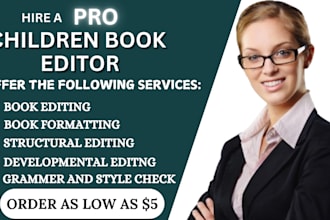 children book editing, KDP formatting, fiction, fantasy, romance, kids story