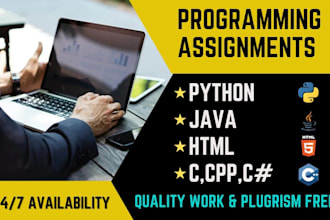 solve your coding assignment in python, java, cpp, html