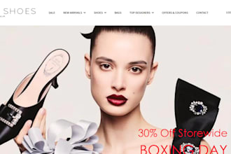design sneakers shopify store footwear shop shoe website