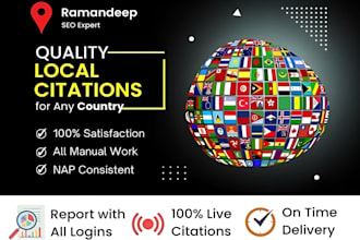 list your business in local citations for any country local SEO rankings