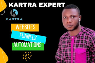 design high converting kartra sales funnels, website and landing page