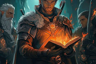 draw a dnd character art and dnd character illustration
