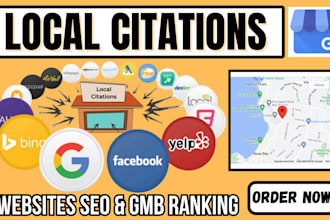 do USA local citations listing for websites SEO 350 google maps and gmb ranking