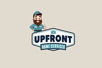 make helpful eye catching home services logo