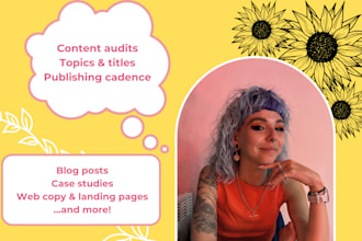 devise a content strategy including topics and titles and audit current content