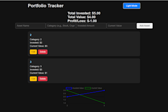 build a custom react portfolio app for your investments