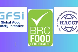 do consultancy on food business brcgs, haccp, food safety and quality plan
