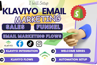 setup klaviyo email marketing, klaviyo flows to boost shopify sales