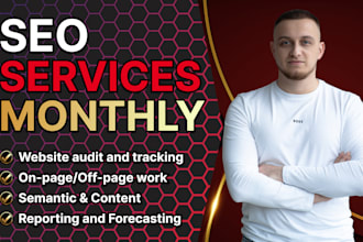 provide monthly SEO services