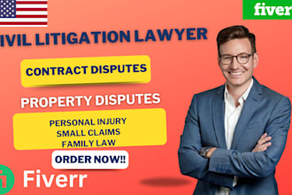 be your lawyer and paralegal in family and civil cases