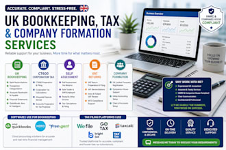 prepare and file UK ct600 , self assessment , and vat returns