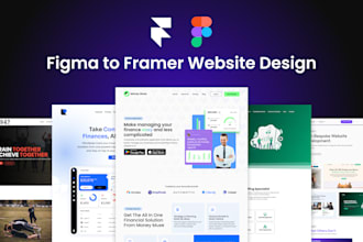 build and design a framer website, figma to framer