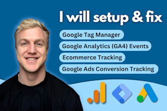 set up ga4 tracking, ads conversion tracking, GTM