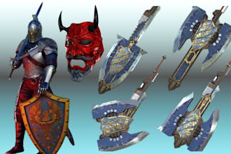 design cosplay prop, 3d cosplay mask, helmet, armor, 3d printing, action figure