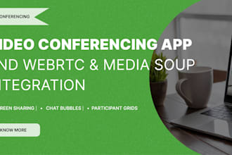 create a custom video conferencing app with webrtc and mediasoup integration