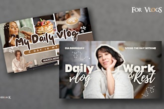 design attractive youtube thumbnail
