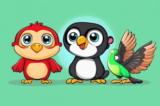 make any animal or mascot cartoon art