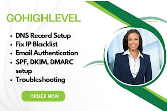 setup email deliverability ghl or dmarc spf dkim custom records in gohighlevel