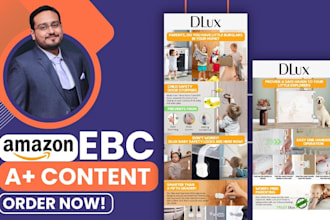 design stunning amazon ebc enhanced brand content, amazon a plus content