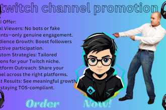 organic twitch channel promotion to boost viewers and engagement