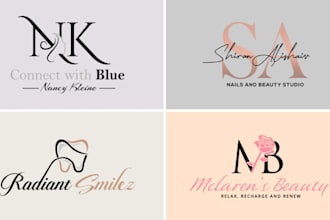 do unique  luxury realtor, fashion, beauty and cosmetic logo design