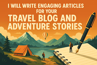 write engaging articles for your travel blog and adventure stories